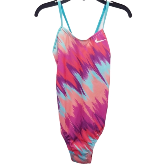 Nike Swim Nwt Nike Girls One Piece Swimsuit Cross Razorback Large L